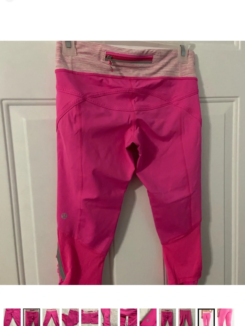 Pink Performance Capri Leggings